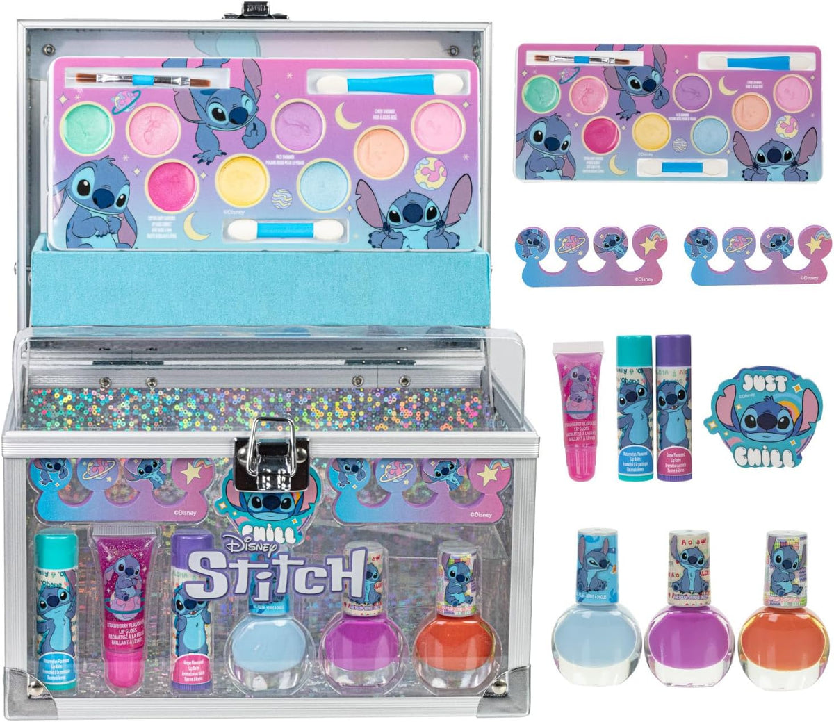 Townley Girl Disney Frozen Train Case Cosmetic Makeup Set for Kids — image 10