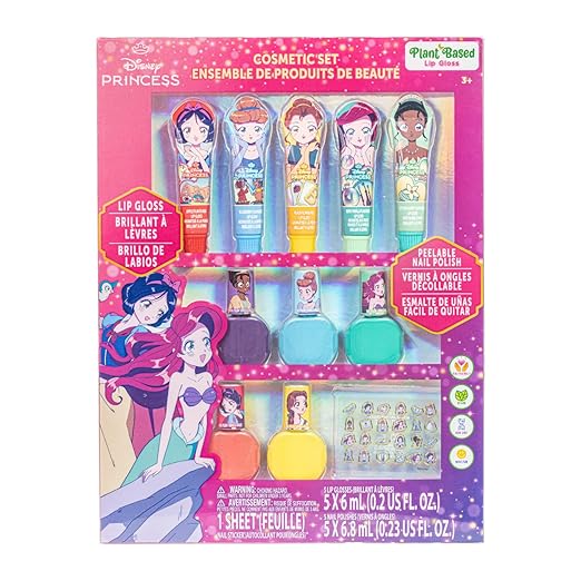 Townley Girl Disney Princess Sparkly Cosmetic Makeup Set DP2811GC — image 1