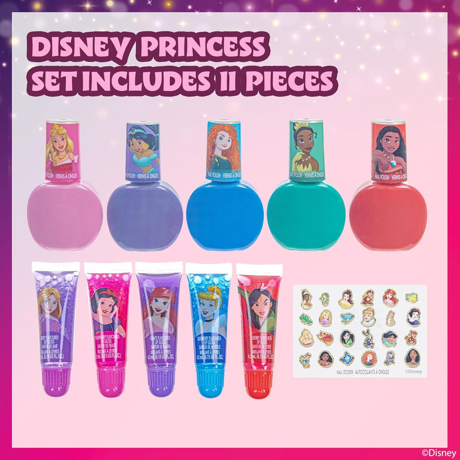 Townley Girl Disney Princess Sparkly Cosmetic Makeup Set DP2811GC — image 2