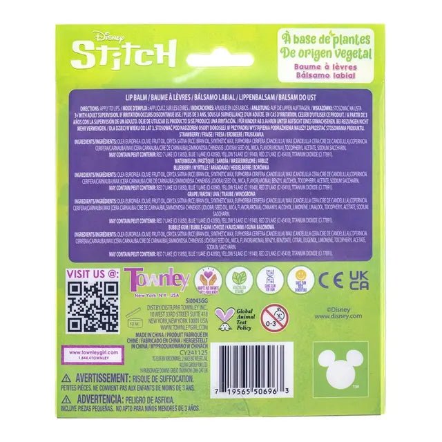 Townley Girl Holographic Lip Gloss With Topper Plant Based Stitch 5 Pack - Colorland Toys