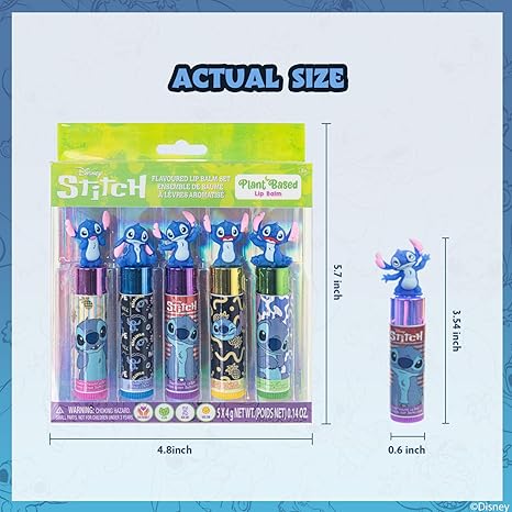 Townley Girl Lip Balm Stitch 5 Pack SI0043GG - Colorland Toys