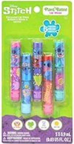 Townley Girl Lip Gloss Plant Based Stitch 5 Pack SI0010GA - Colorland Toys