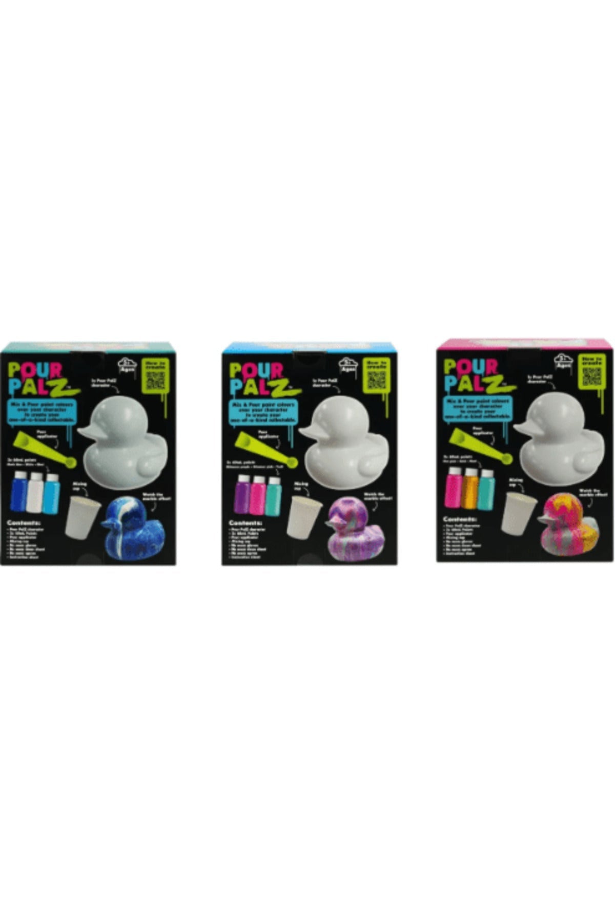 Toy Monster Pour Palz Rubber Duck Large DIY Paint Pour Art Kit — image 6