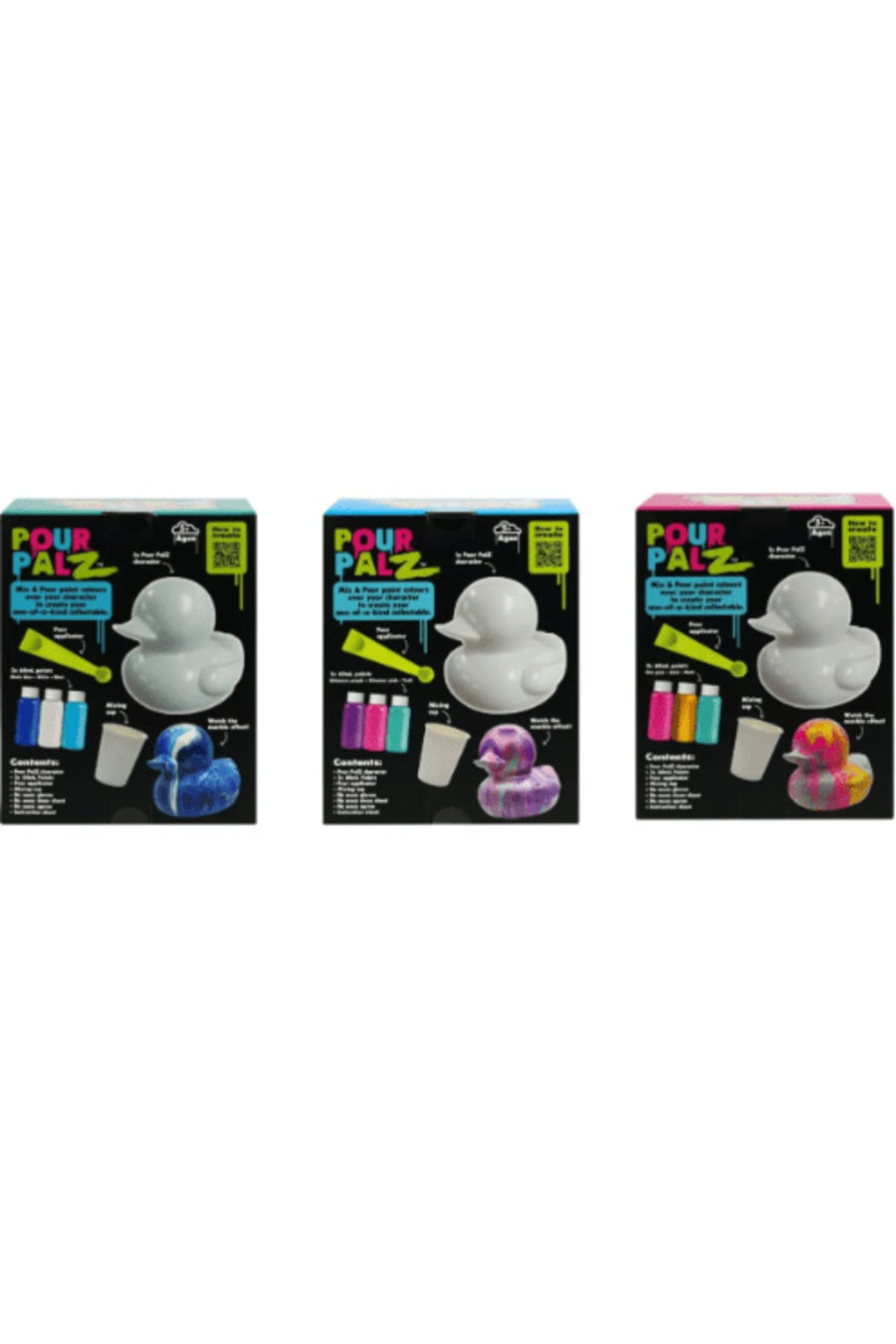 Toy Monster Pour Palz Rubber Duck Large DIY Paint Pour Art Kit — image 6
