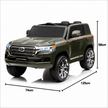 Toyota Land Cruiser 12V Kids Ride-On | Green JJ2022