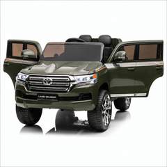 Toyota Land Cruiser 12V Kids Ride-On | Green JJ2022 - Colorland Toys