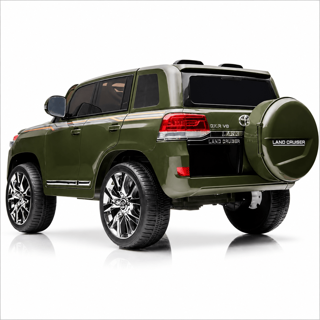 Toyota Land Cruiser 12V Kids Ride-On | Green JJ2022 - Colorland Toys