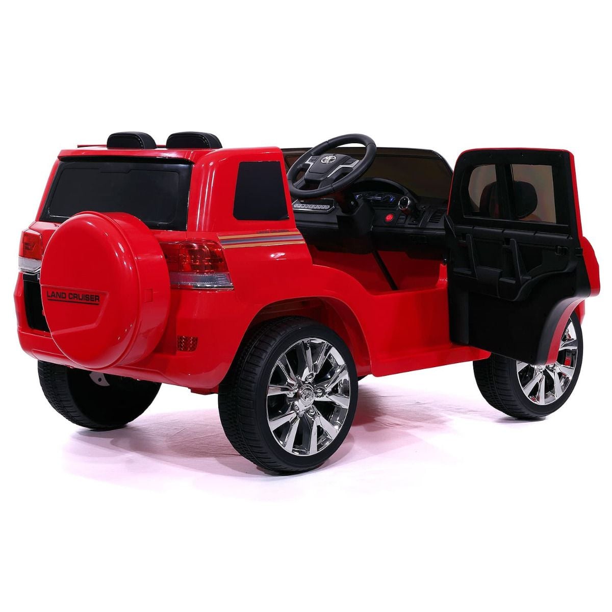 Toyota Land Cruiser 12V Kids Ride-On | Red JJ2022 - Colorland Toys