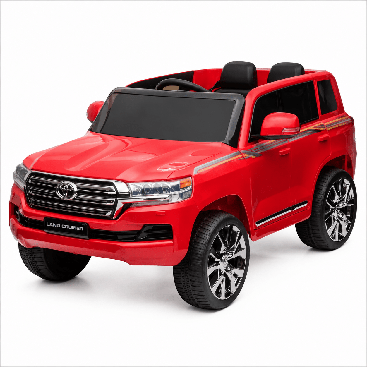 Toyota Land Cruiser 12V Kids Ride-On | Red JJ2022 - Colorland Toys