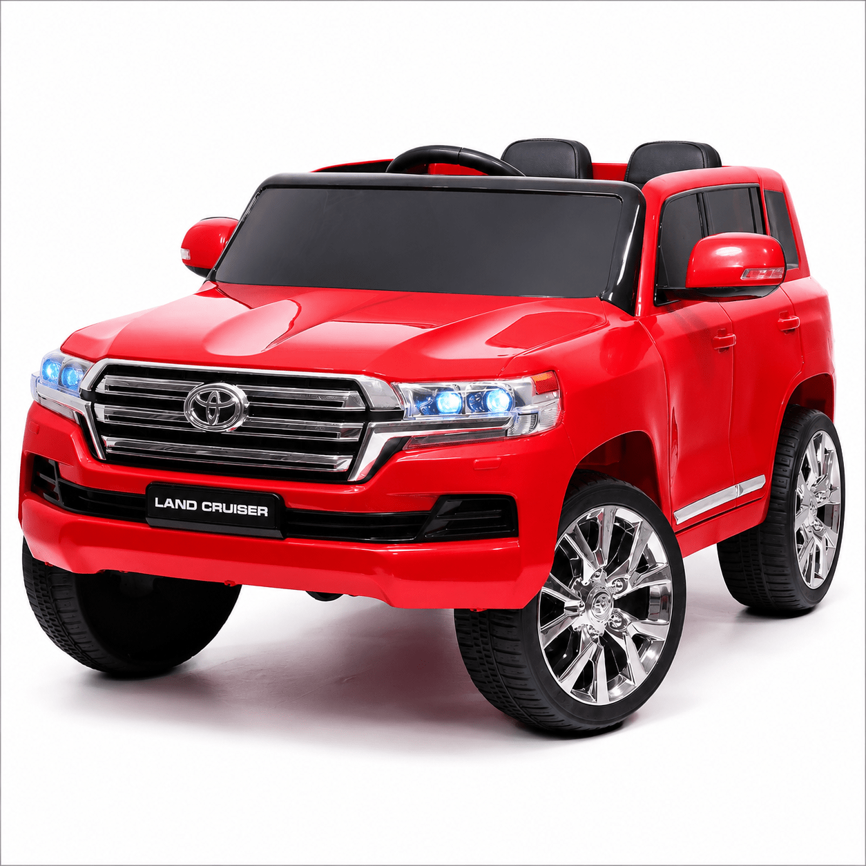 Toyota Land Cruiser 12V Kids Ride-On | Red JJ2022 - Colorland Toys