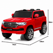 Toyota Land Cruiser 12V Kids Ride-On | Red JJ2022