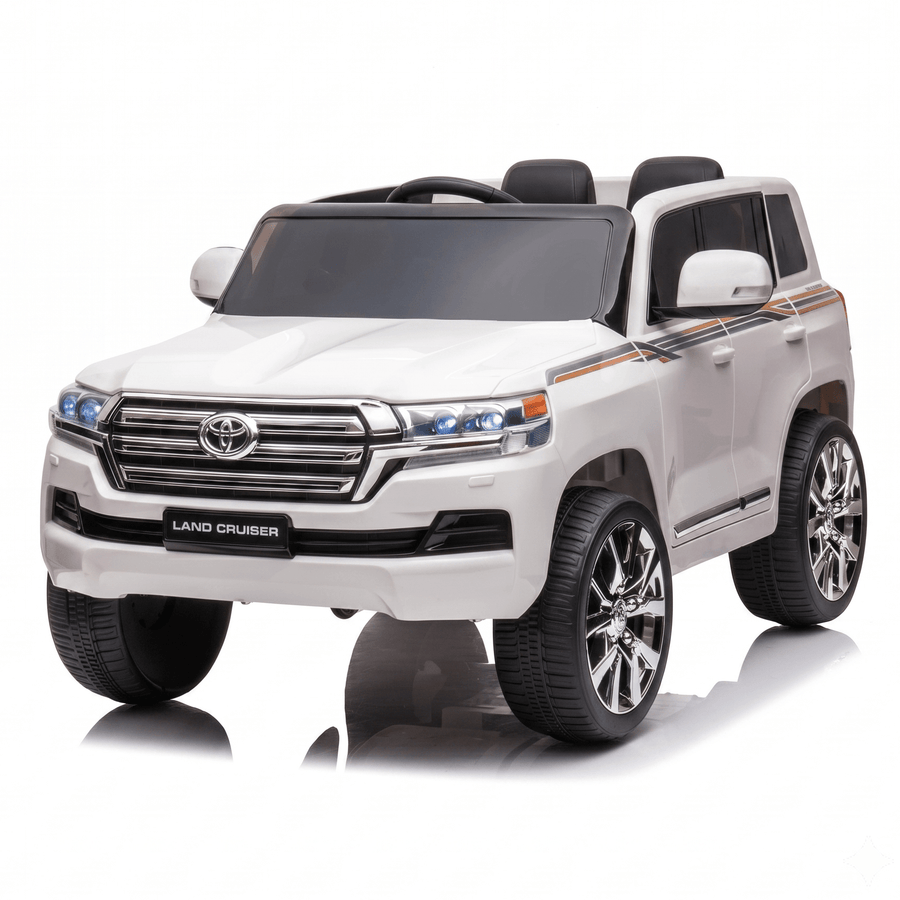 Toyota Land Cruiser 12V Kids Ride-On | White JJ2022 — image 1