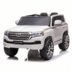 Toyota Land Cruiser 12V Kids Ride-On | White JJ2022 - Colorland Toys