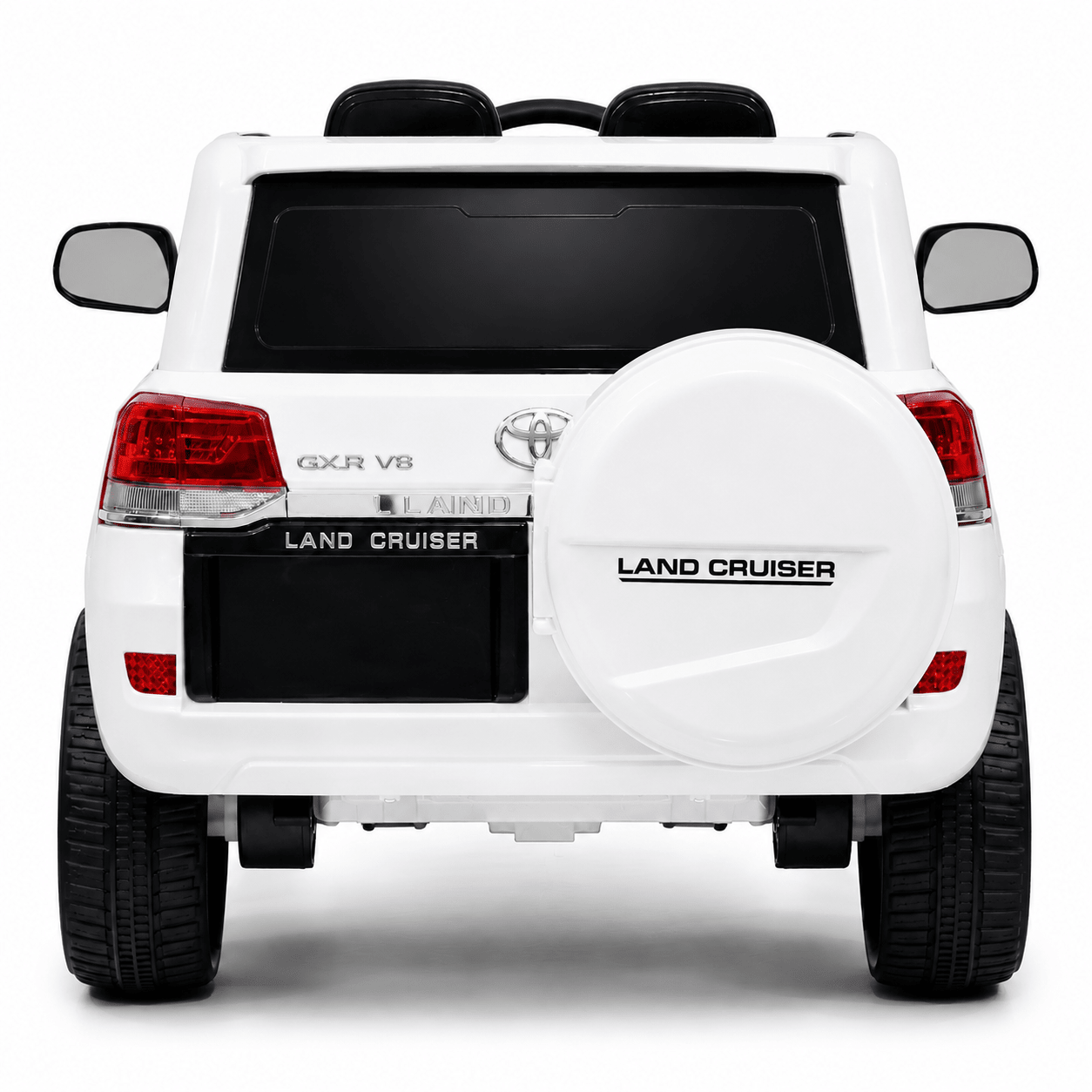 Toyota Land Cruiser 12V Kids Ride-On | White JJ2022 - Colorland Toys
