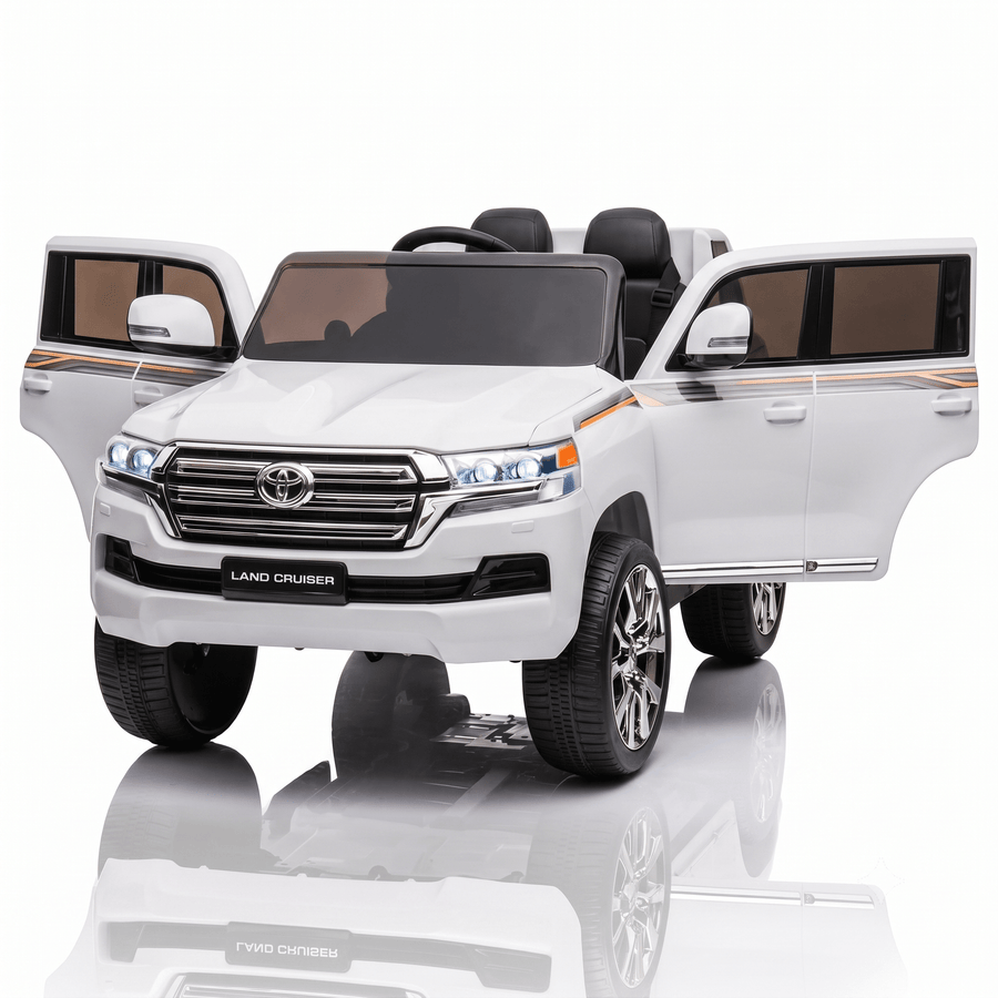 Toyota Land Cruiser 12V Kids Ride-On | White JJ2022 — image 2