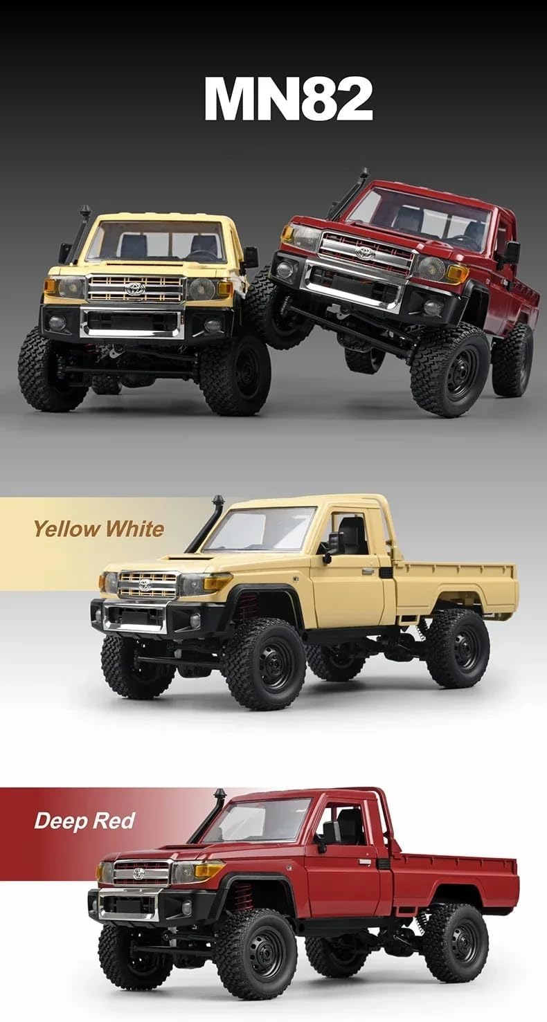 Toyota Land Cruiser LC79 4x4 RC Truck 1:12 | MN-82 - Assorted - Colorland Toys