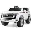 Toyota Land Cruiser Ride-On Car 12V Electric LC300 for Kids (White, 4-Wheel)