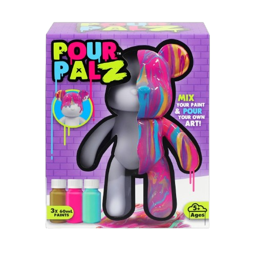 Pour Palz DIY Paint Bear With-1 Golden Dream - 40ml GS-G08681