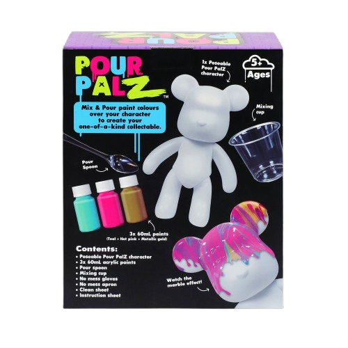 Pour Palz DIY Paint Bear With-1 Golden Dream - 40ml GS-G08681