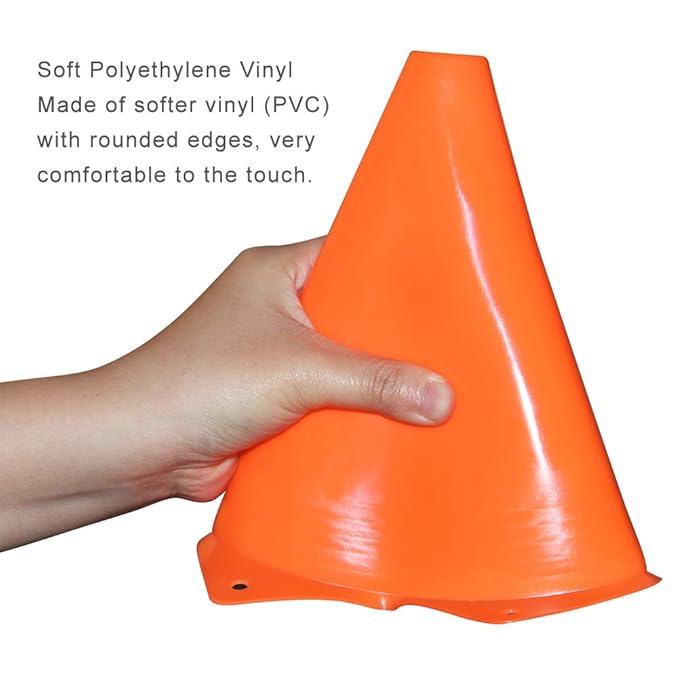 Training Cones Set 9inch 5pcs FC901 - Colorland Toys