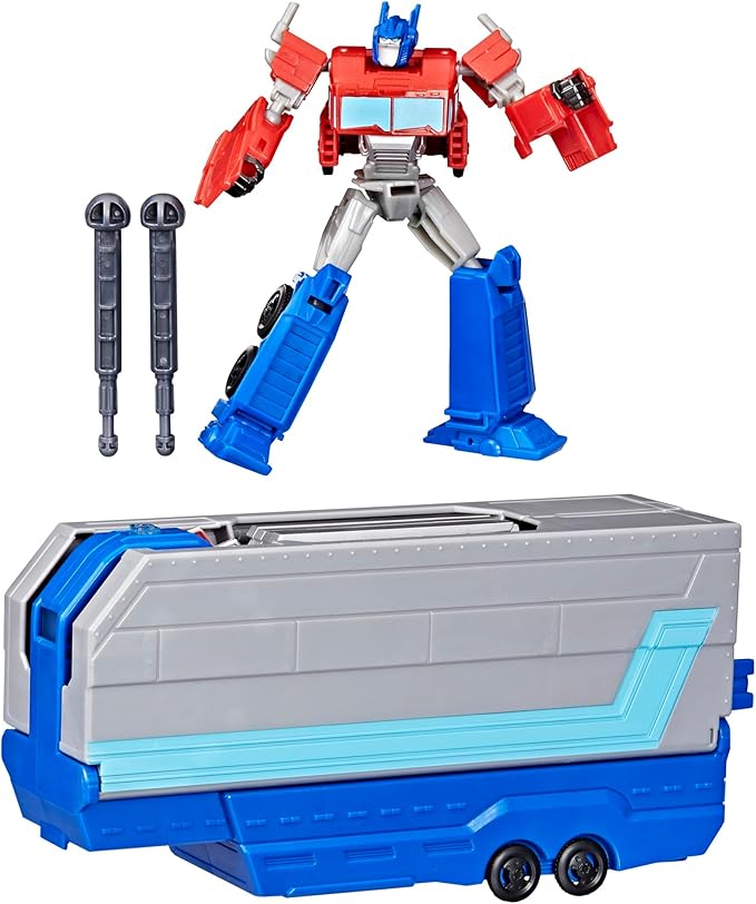 Transformers Earthspark Optimus Prime Battle Trailer G0750 — image 1