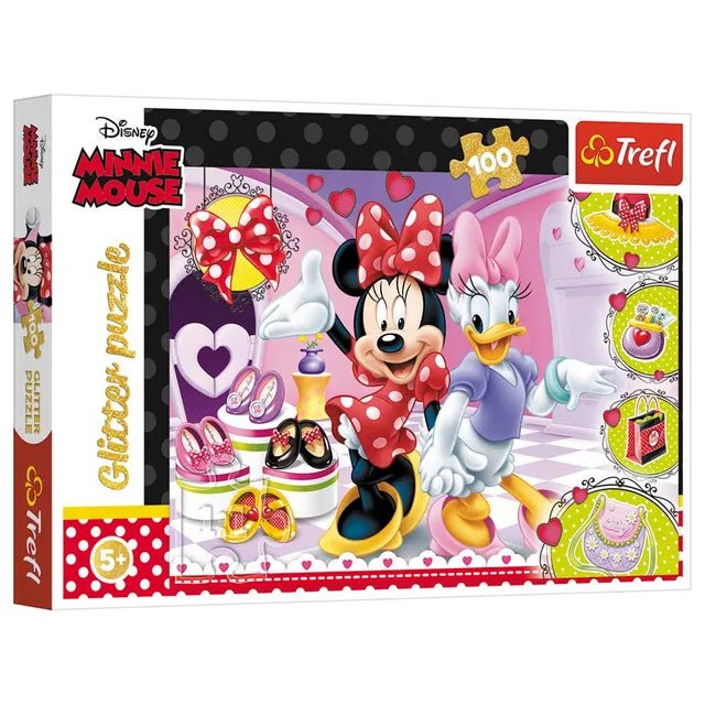 Trefl Glitter Minnie And Trinkets 100 - Pcs 14820 - Colorland Toys