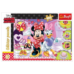 Trefl Glitter Minnie And Trinkets 100 - Pcs 14820 - Colorland Toys