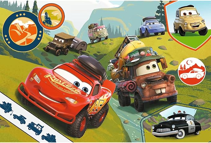 Trefl Happy Cars Disney Cars - 3 Maxi 24 - Pcs 14352 - Colorland Toys