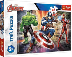 Trefl In The World Of Avengers Super Maxi 24 - Pcs 14321 - Colorland Toys