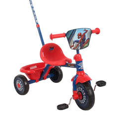 Spiderman Trike with Push Handle - Colorland Toys
