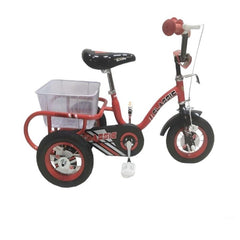 Tricycle 10 Basket Red CL - 1210 - Colorland Toys