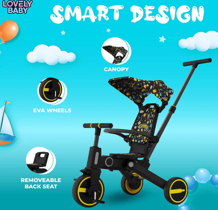Tricycle 7in1 Yellow LB-111 — image 3