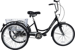 Tricycle CL 24 Basket Black - Colorland Toys