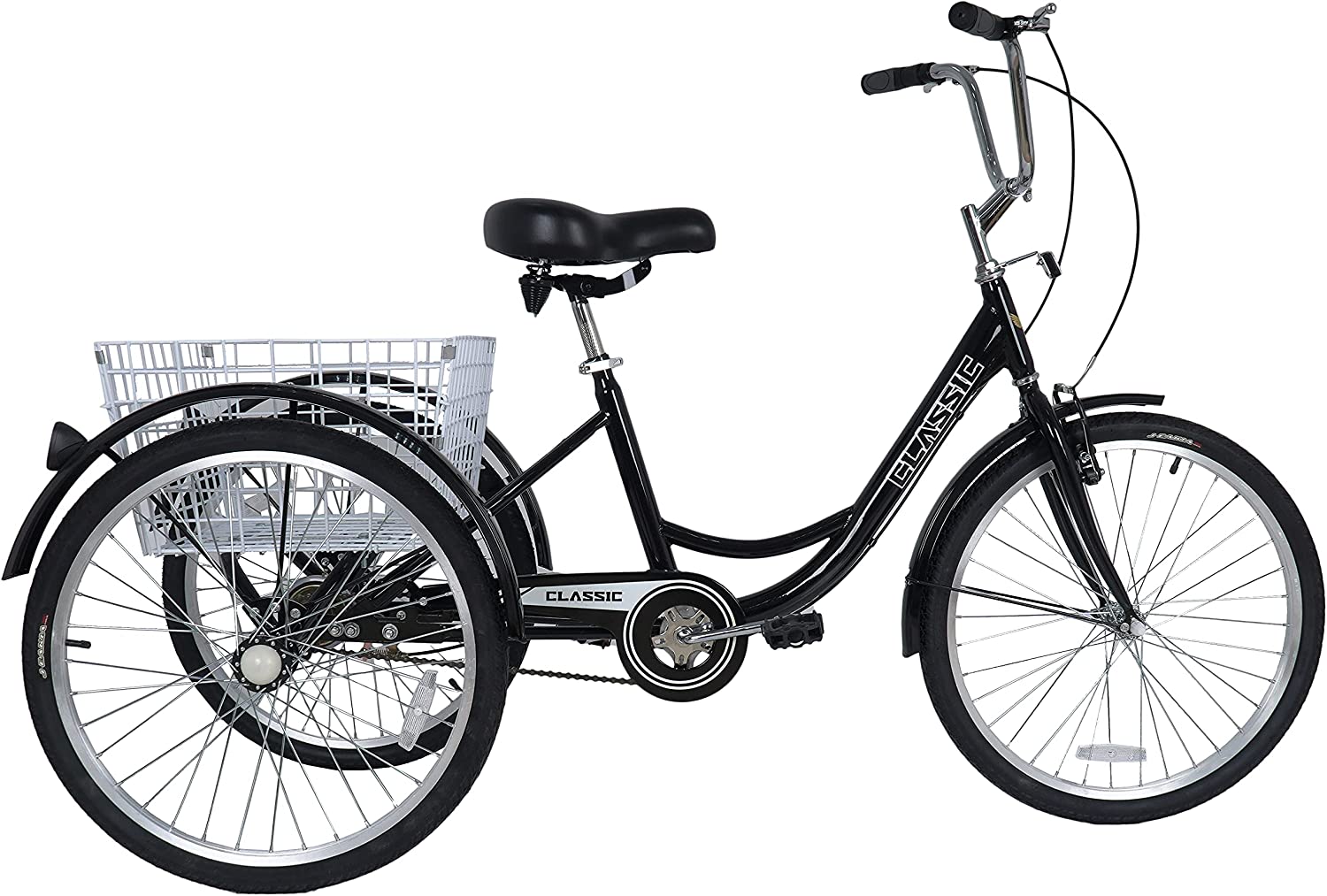 Tricycle CL 24 Basket Black - Colorland Toys