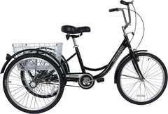 Tricycle CL 24 Basket Black - Colorland Toys