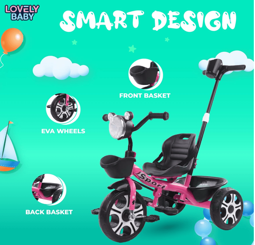 Tricycle Pink JCT3088 — image 3