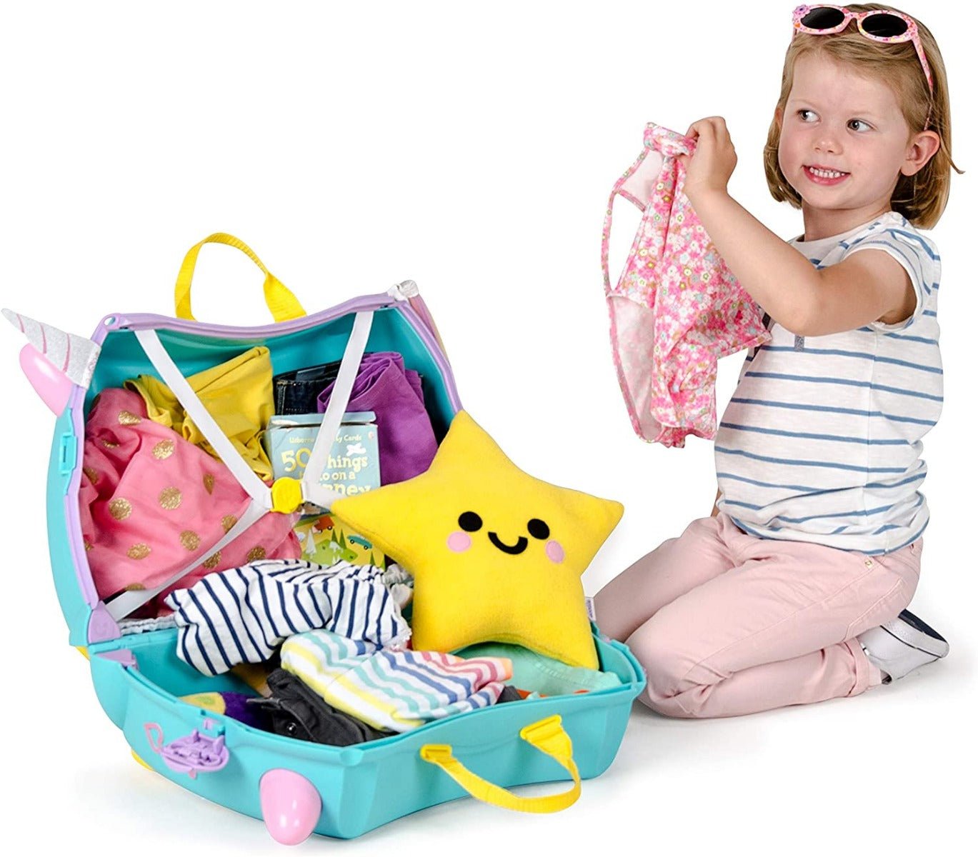 Trunki Una the Unicorn Blue TI0287 - GB01 - Colorland Toys