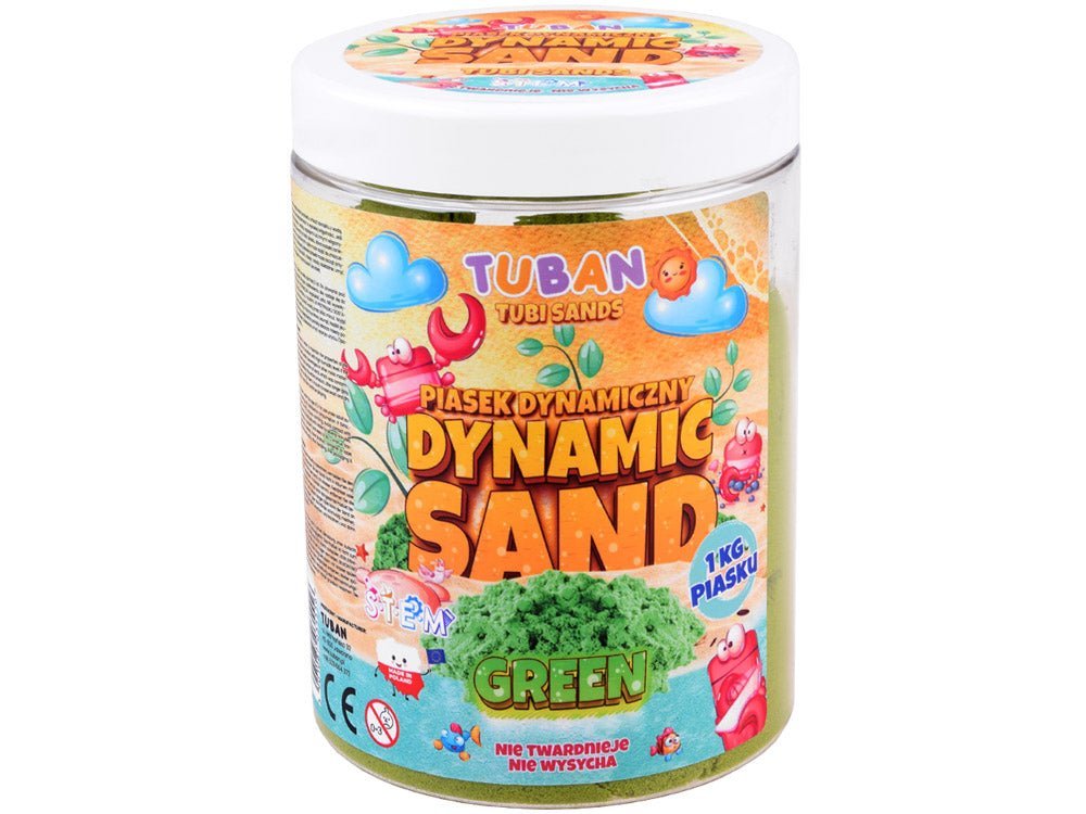 Tuban Dynamic Sand Green 1kg TU 3555 - Colorland Toys