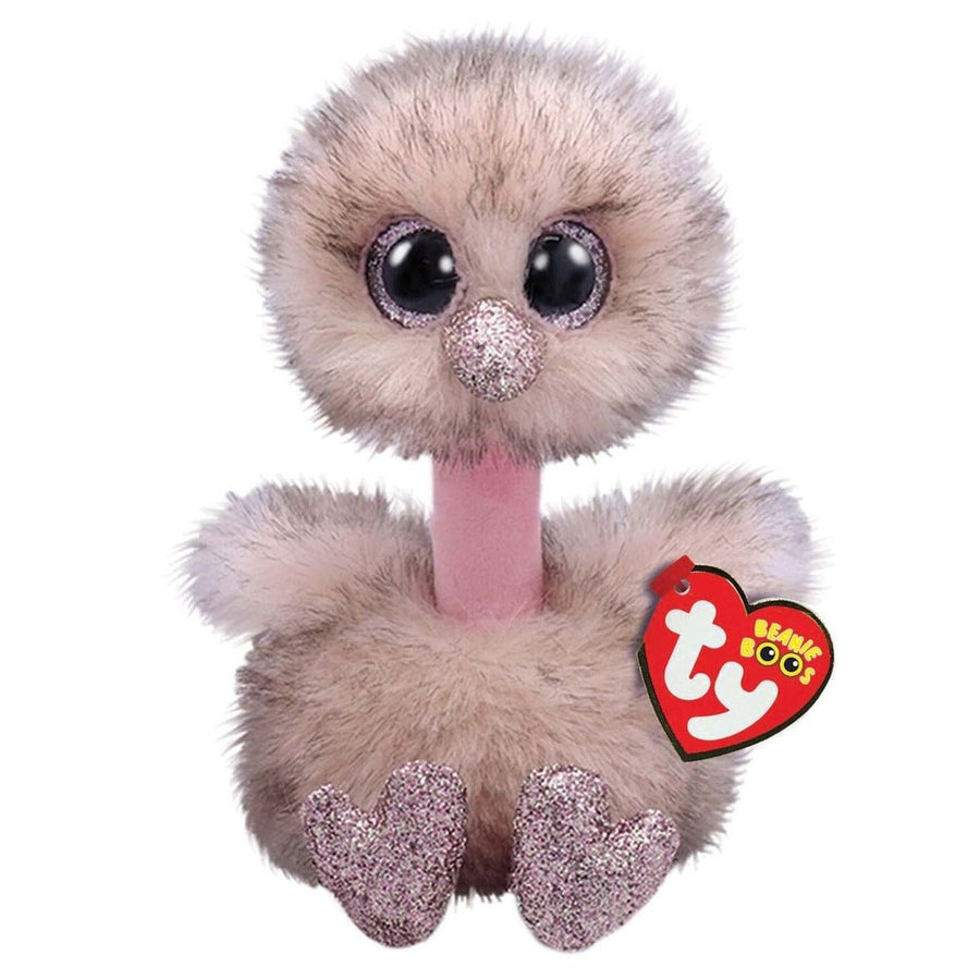 TY Beanie Boos Henna the Brown Ostrich 6inch