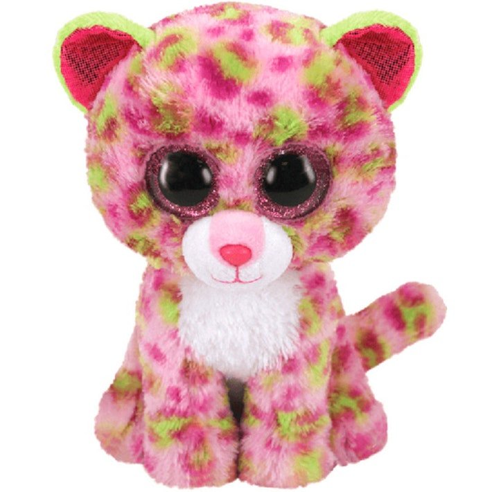 TY Beanie Boos Lainey the Pink Leopard 9inch 36476 — image 1