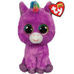 TY Beanie Boos Rosette the Purple Unicorn with Glitter Eyes 6inch 36328