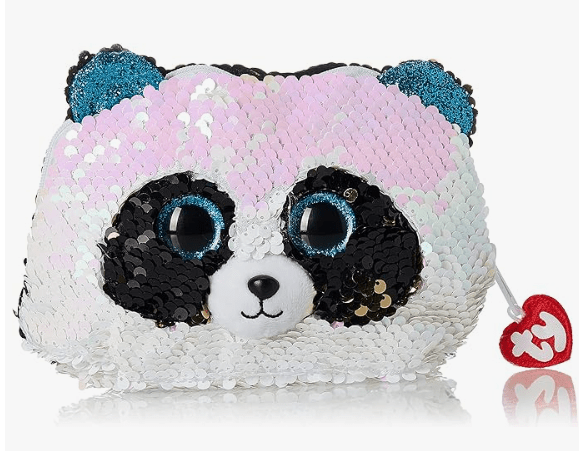 Ty Beanie Boos Sequin Bag - Bamboo the Panda 95825 — image 1