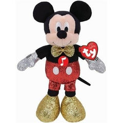 TY Disney Mickey Sparkle Red Sound Plush Regular 41265 - Colorland Toys