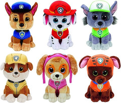 TY Paw Patrol Beanie Babies – Complete Set of 6 Plush Toys - Colorland Toys