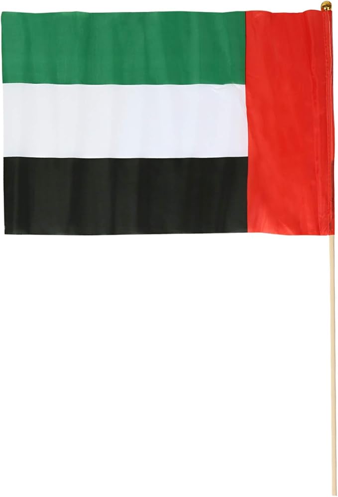 UAE FLAG STICK 30X45 - Colorland Toys