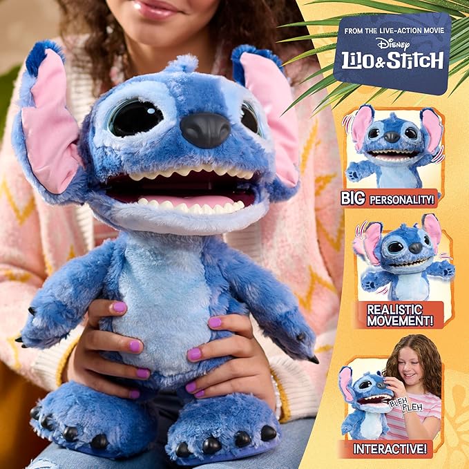 Ultimate Stitch Live Action Feature Plush 12284 - Colorland Toys