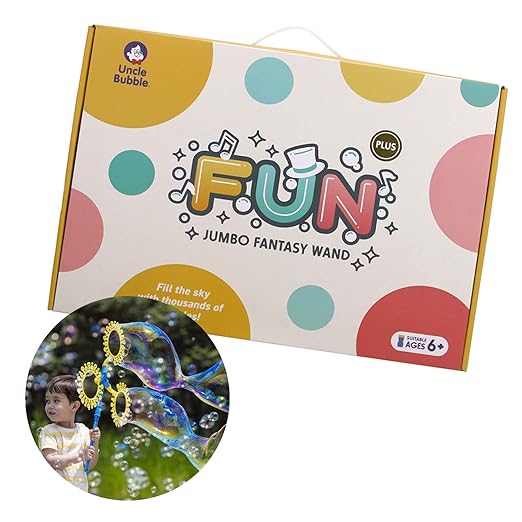 Uncle Bubble Fun Fantasy Wand - Colorland Toys