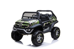 Mercedes AMG Unimog 4x4 Two Seat Ride On Car Military - Colorland Toys
