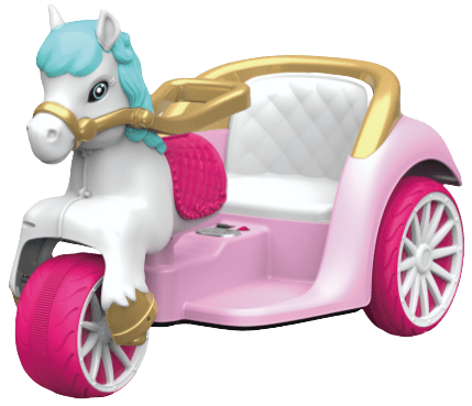 Unicorn Carriage With Light And Music Ride On Pink TCDK 602 - Colorland Toys