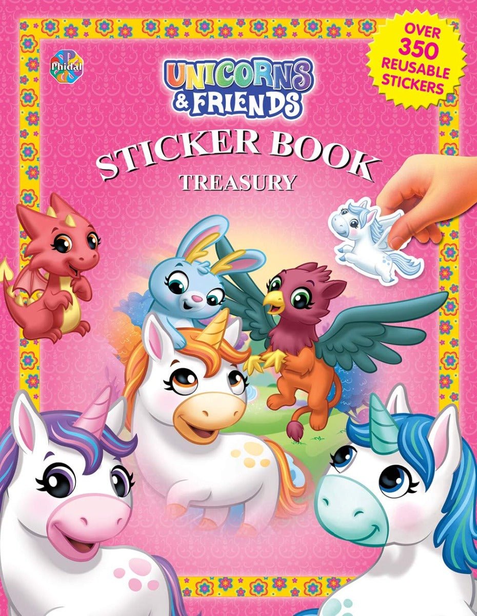 Unicorns & Friends Sticker Book Treasury 2764349742 - Colorland Toys